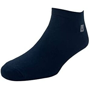 Allen Solly Men's Cotton Ankle Length Socks (Pack Of 3) - Navy