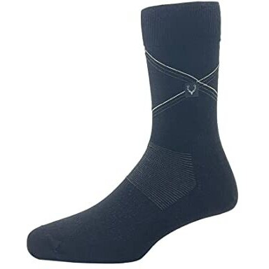 Allen Solly Men's Cotton Full Length Socks (Pack Of 3) - Black