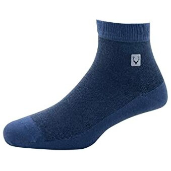 Allen Solly Men's Cotton Quarter Length Socks (Pack Of 3) - Denim