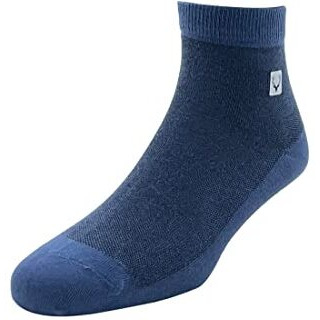 Allen Solly Men's Cotton Quarter Length Socks (Pack Of 3) - Denim