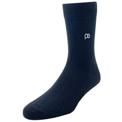 Peter England Men's Cotton Full Length Socks (Pack Of 3) - Black