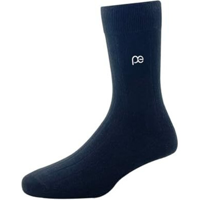 Peter England Mens Cotton Full Length Socks (Pack Of 3)-Black