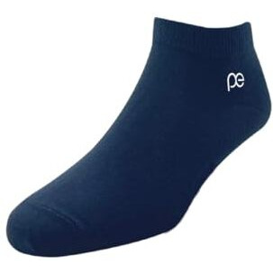 Peter England Mens Cotton Ankle Length Socks (Pack Of 3) Navy