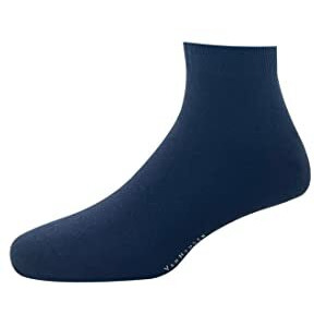 Van Heusen Mens Cotton Ankle Length Socks (Pack Of 3) Dark Grey, Navy, Black