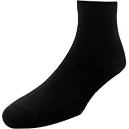 Van Heusen Mens Cotton Quarter Length Socks (Pack Of 3) Black
