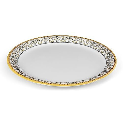 Superware | Pure Melamine | Dinner Plate Set  Forgetmenot 11 (6 Nos.) | Stain Free, Glazed Finish