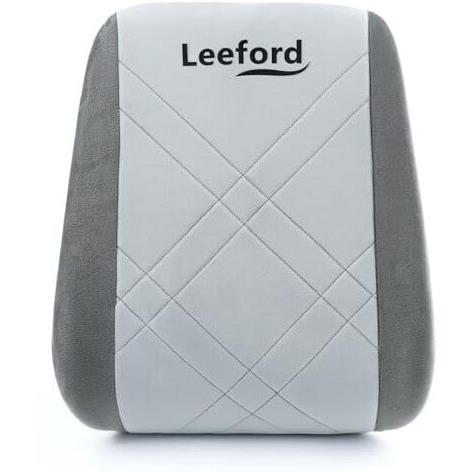 Leeford Back Rest For Chair & CarWith Breathable Fabric & Adjustable Strap | Lumbar Support Back Rest Cushion For Back Pain | Pillow For Sitting | Posture Correction-Back Pain Relief Products