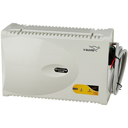 V-Guard Vg 400 Voltage Stabilizer For Ac Upto 1.5 Ton (Working Range 170-270V)