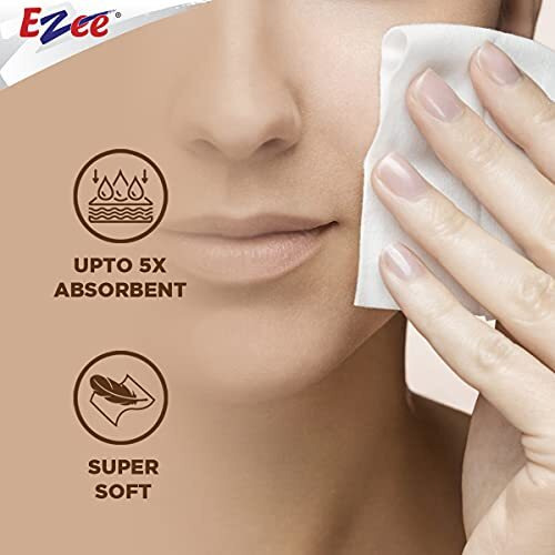 Ezee Velvet Tissue Paper Napkins 400 Pulls | Ultra Soft & Absorbent | Pack Of 4 X 100 Pulls Each Pack