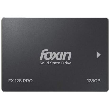 Foxin 128 Gb Pro Ssd | Hard Disk With 3D Nand Technology & 2.5 Inch Sata Iii 6Gb/S | Read Speed 550Mbps, Write Speed 500 Mbps | 5 Years Warranty