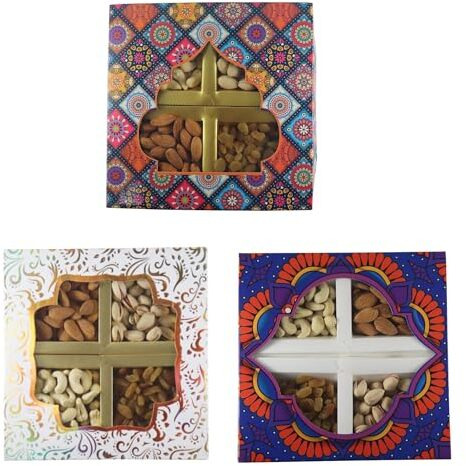 Leeve Dry Fruits Exquisite Dryfruits Gift Box|Assortment Of Nuts & Dried Fruits|Festival Gift For Family & Friends|Pack Of 200G|Combo Pack Of Almonds,Cashews,Raisins,Pista|Festive Celebration
