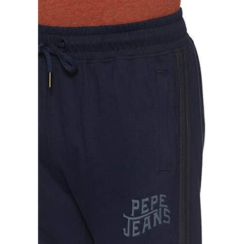 Pepe Jeans Innerwear Men's Regular Lounge Bottom (Att01-01_Navy 80-85)
