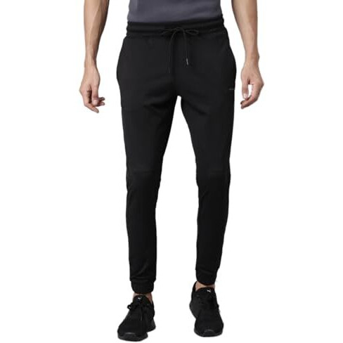Pepe Jeans Innerwear Men's Regular Fit Track Pants (Pptr01_Black_L), Mid Rise