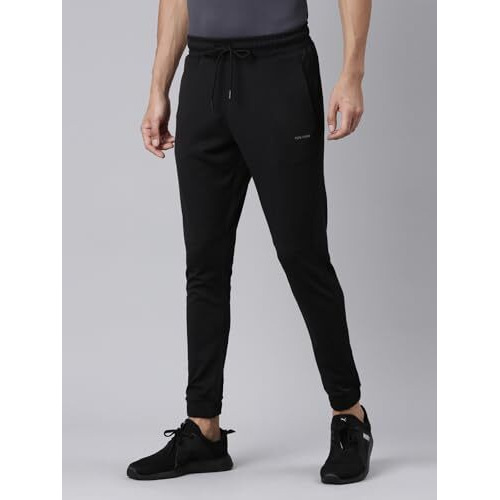 Pepe Jeans Innerwear Men's Regular Fit Track Pants (Pptr01_Black_L), Mid Rise