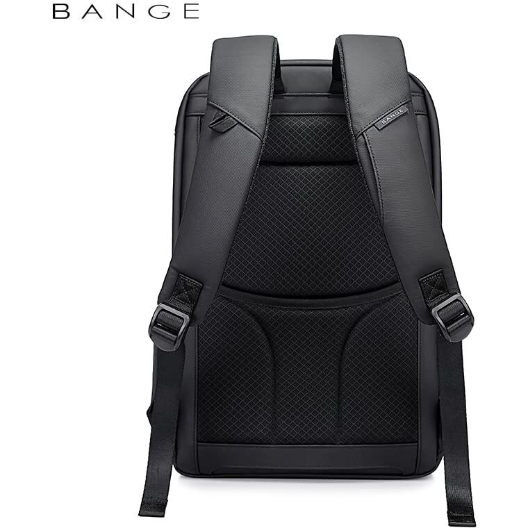 Red Lemon Bange Captain Business Smart Backpack Waterproof Fit 15.6 Inch Laptop Backpack With Usb Charging Port,Travel Durable Backpack For Men And Women (Black)