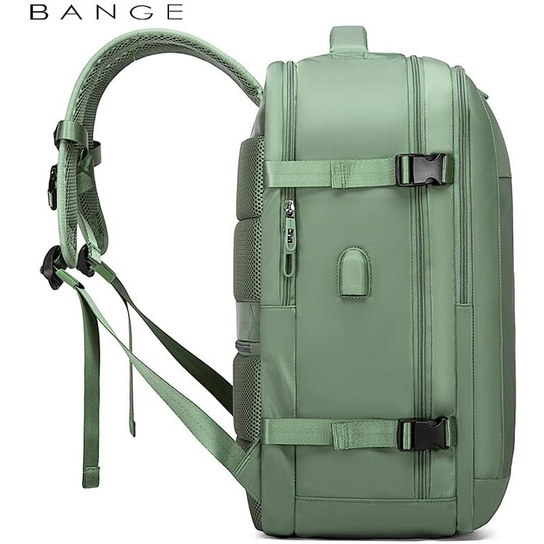 Red Lemon Bange Fissure Laptop Backpack For Men And Women | Multi-Compartment Water Resistant Business Travel Laptop Backpack (15.6) (Green)