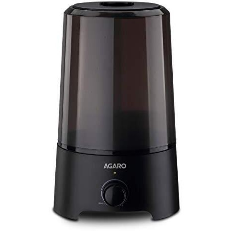 Agaro Verge Cool Mist Humidifier, 2.5L, For Bedroom, Home, Office, Adjustable Mist Output, Super Quiet, 360 Nozzle, Auto Shut Off