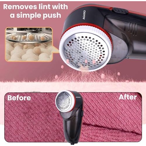 Agaro Elite Lint Remover With Cord, For Woolen Sweaters, Blankets, Jackets/Burr Remover Pill Remover From Carpets, Curtains