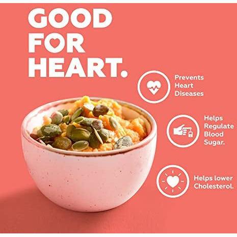 Yogabar Pumpkin Seeds Unroasted Rich In Protein And Fiber Superfood - 250G Grade Aaa - Pumpkin Seeds For Eating - Healthy Snacks For Weight Loss - Rich In Immunity Booster Anti-Oxidants.