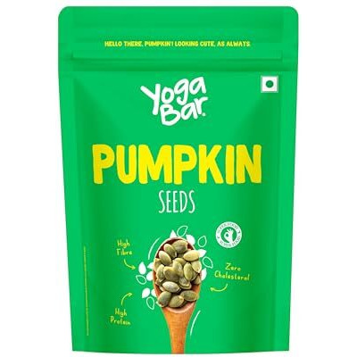 Yogabar Pumpkin Seeds Unroasted Rich In Protein And Fiber Superfood - 500G Grade Aaa - Pumpkin Seeds For Eating - Healthy Snacks For Weight Loss - Rich In Immunity Booster Anti-Oxidants.