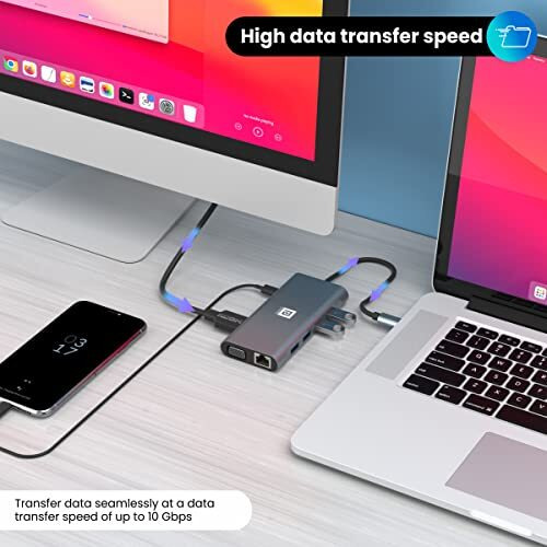 Portronics Mport 11C Usb C Hub (11-In-1), Multiport Adapter With 4K Hdmi, Ethernet, 100 W Pd Charging, Vga, 4 X Usb 3.0, Sd/Microsd Card Reader For Pc, Laptops, Macbook (Grey)