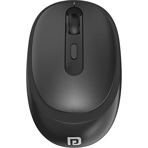 Portronics Toad 27 Wireless Mouse, Silent Buttons, 2.4 Ghz With Usb Nano Dongle For Pc/Mac/Laptop, Auto Power Saving Mode, Adjustable Dpi Button(Black)