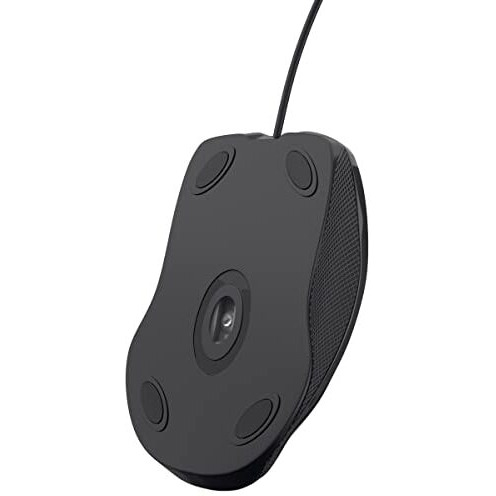 Portronics Toad 101 Wired Optical Mouse With 1200 Dpi, Plug & Play, Hi-Optical Tracking, 1.25M Cable Length, 30 Million Click Life(Black)