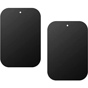 Hiratek Magnetic Mount Metal Plates For Car Mount Phone Holders - Rectangular & Round Plates With 3M Adhesives (3M-Sheet-2Big)