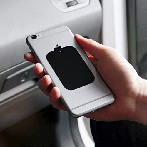 Hiratek Magnetic Mount Metal Plates For Car Mount Phone Holders - Rectangular & Round Plates With 3M Adhesives (3M-Sheet-2Big)
