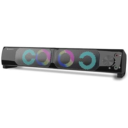 Zebronics Zeb Wonderbar 10 Usb Powered 2.0 Computer Speaker With Rgb Lights
