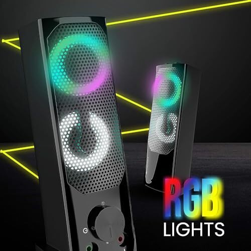 Zebronics Zeb Wonderbar 10 Usb Powered 2.0 Computer Speaker With Rgb Lights