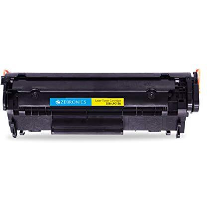 Zebronics Lpc12A Printer Cartridge For Hp Lj 1010/1012/1015/1018/1020/1022/1022N/1022Nw/3015/3020/3030/3050/3052/3055/M1005/M1005 / Mfp/M1319F Mfp, Canon Ls Lbp2900/2900B/3000