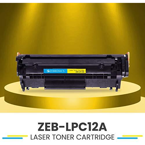 Zebronics Lpc12A Printer Cartridge For Hp Lj 1010/1012/1015/1018/1020/1022/1022N/1022Nw/3015/3020/3030/3050/3052/3055/M1005/M1005 / Mfp/M1319F Mfp, Canon Ls Lbp2900/2900B/3000