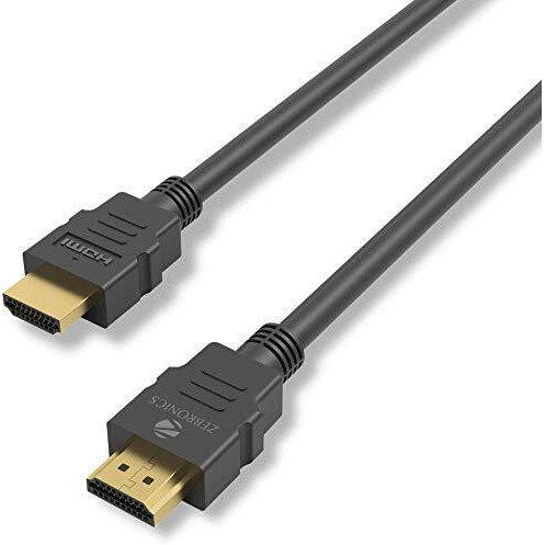 Zebronics Zeb-Haa5020 (5 Meter/ 16 Feet) Hdmi Cable Supports 3D, Arc & Cec Extension, Compatible With Hdmi-Enabled Tv, Blu-Ray, Playstation (Gold Plated Connectors) Hdmi Cable