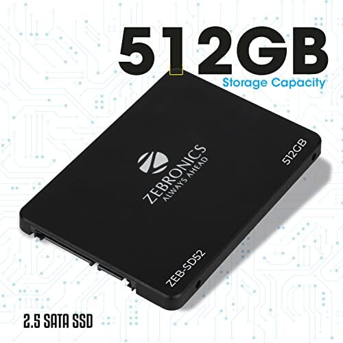 Zeb-Sd52 Ssd 512Gb, Sata Ii And Sata Iii Interface, Qlc, Silent Operation
