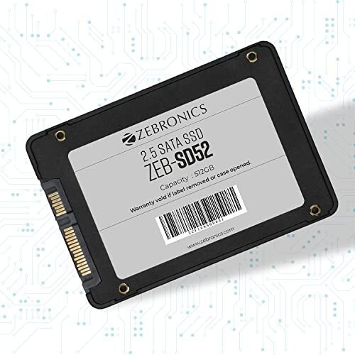 Zeb-Sd52 Ssd 512Gb, Sata Ii And Sata Iii Interface, Qlc, Silent Operation