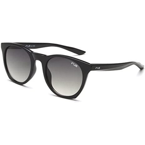 Irus 100% Uv Protected Sunglasses For Men | Size- Medium | Shape- Oval | Model- Irs1097C1Sg (Black)