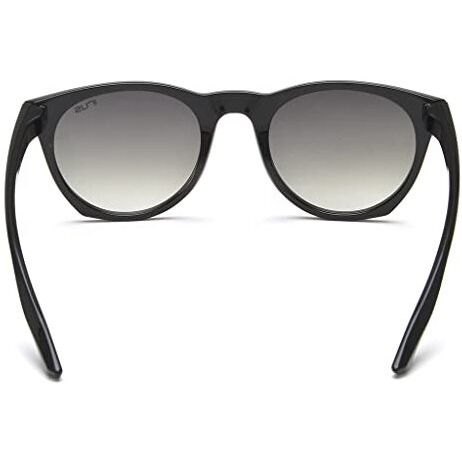 Irus 100% Uv Protected Sunglasses For Men | Size- Medium | Shape- Oval | Model- Irs1097C1Sg (Black)