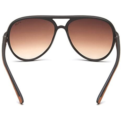 Irus 100% Uv Protected Sunglasses For Men | Size- Large | Shape- Aviator | Model- Irs1100C2Sg (Brown)