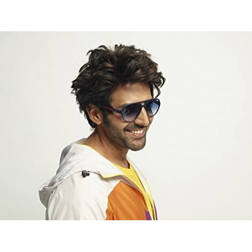 Irus 100% Uv Protected Sunglasses For Men | Size- Large | Shape- Aviator | Model- Irs1100C3Sg (Black)