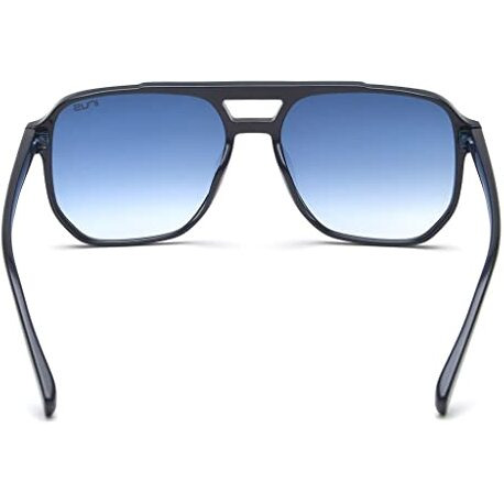 Irus 100% Uv Protected Sunglasses For Men | Size- Large | Shape- Square | Model- Irs1107C3Sg (Black)