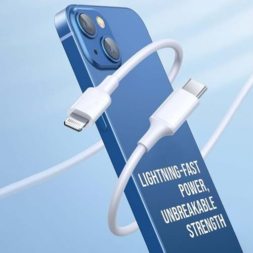 Kratos Type C To Lightning Cable For Iphone 20W Fast Charging, Designed For Iphone Cable With 480Mbps Data Sync Compatible With Iphone 14, 13,12,11,9,8,7 Series, Se And All Iphones With Lightning Port
