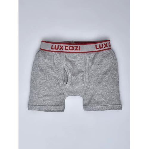Lux Cozi Boy's Pack Of 4 Super Combed Cotton Outer Elastic Solid Trunk With Ultra Soft Waistband (Size  75Cm) Multicolour