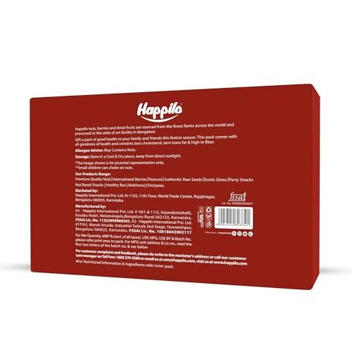 Happilo Dry Fruit Celebration Gift Box Kiwi 147G | Healthy Gift Hamper With Gourmet Snacks & Dry Fruits | Corporate Gift Basket For Clients, Employees & Personal Gifting | Festive Gift Hamper I Gourmet Hamper| Almond | Cashew | Green Raisin | Party Snacks
