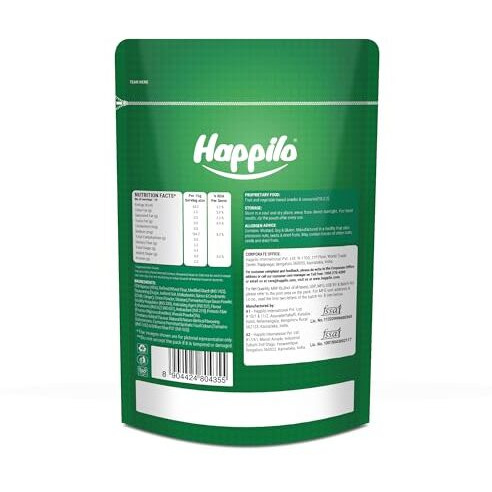 Happilo Premium International Wasabi Peas 160G, Versatile Snack, Crunchy Texture And Zesty Flavor, Nutrient Rich