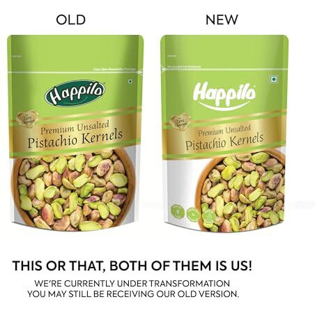 Happilo Premium Unsalted Pistachio Kernels 150G (Pack Of 3), Dry Fruit High In Protein, Fiber, And Essential Nutrients, Rich In Antioxidants, Healthy Fats