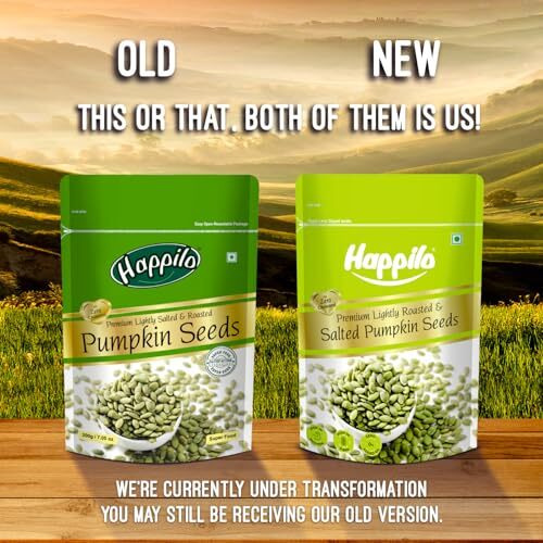 Happilo Premium Lightly Salted & Roasted Pumpkin Seeds 200G (Pack Of 3)