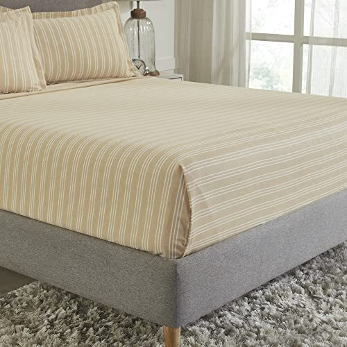 Mytrident Home Essential Melange Collection Polycotton King Bedsheet Set With 2 Pillow Covers, 130 Thread Count, Alsel