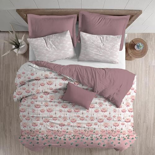 Mytrident Bedsheet For Double Bed, Classic Folk Lores Collection, 1 King Size Bedsheet With 2 Pillow Covers, 210 Tc, 100% Cotton Bedsheet - Brahma Kamal