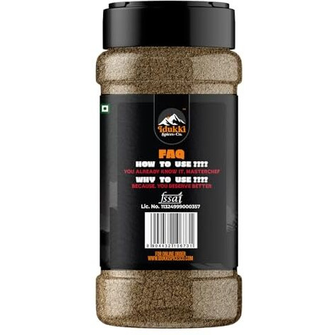 Idukki Spices & Co. - Black Pepper, Sprinkler, 45 Gram